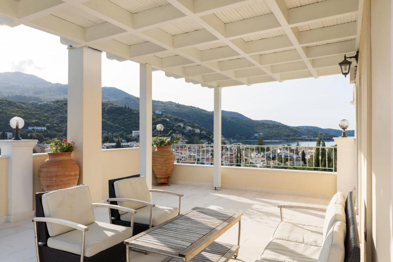 View Villas-corfu-villa Christos-4 Bedrooms-big Private Pool-sea View-prime Location *