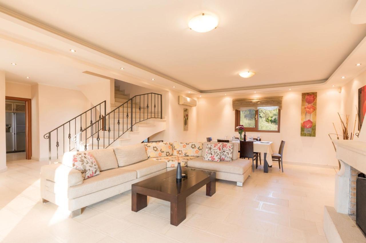 Villa View Villas-corfu-villa Christos-4 Bedrooms-big Private Pool-sea View-prime Location Kassiopi